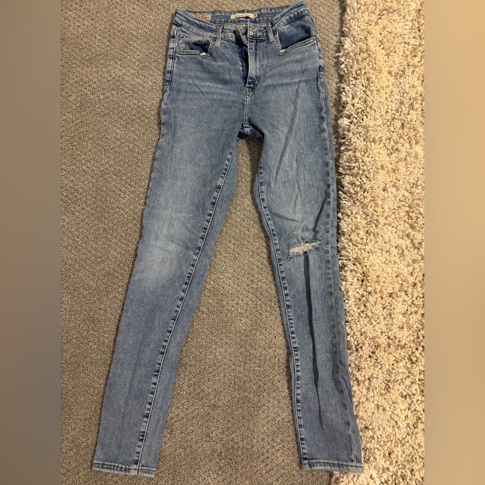 Levi's Light Blue Skinny Jeans